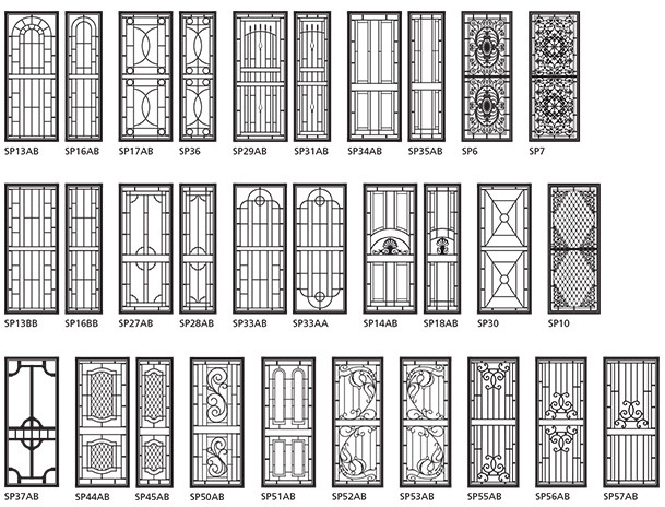 heritage cast aluminium security doors